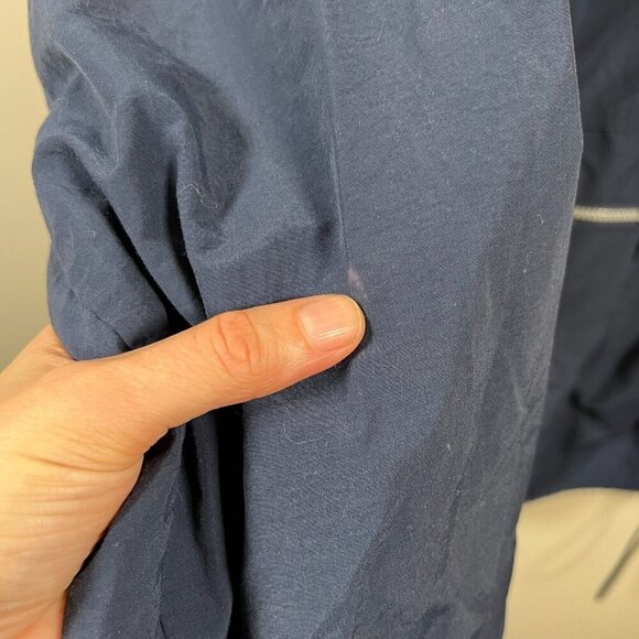 Vintage L.L. Bean Anorak Quarter Zip Jacket Mens Size Large Blue Red Made In USA - Picture 8 of 12